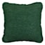 Found & Fable Solid Green Woven Throw Pillow with Fringe, 24"