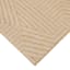 (E457) Ruby Natural Flatweave Outdoor Area Rug, 5x7