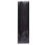 4-Pack Black Unscented Overdip Taper Candles, 10"