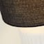Crosby St. White Ceramic Small Table Lamp with Slub Shade, 16"