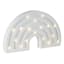 Tiny Dreamers White Wooden Rainbow Decor, 11"