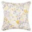 Gold Muted Garden Throw Pillow, 18"