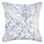 Indigo Muted Garden Throw Pillow, 18"