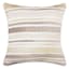 Natural Sleek Striped Throw Pillow, 18"