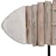 Ty Pennington Wooden Fish on Pedestal, 9.8"