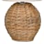 Honeybloom Woven Seagrass Mini Table Lamp with Shade, 13"