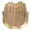 Found & Fable Gold Open Palms Trinket Tray