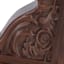 Found & Fable Wood Scroll Bookend, 6.9"