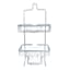 Grey Aluminum Shower Caddy, 23"