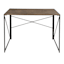Dakota Black & Brown Industrial Modern Office Desk