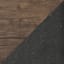Dakota Black & Brown Industrial Modern Office Desk