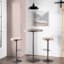 Dakota Adjustable Modern Industrial Barstool, Antique Bronze