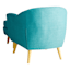 Rockwell Accent Chair & Ottoman Set, Teal