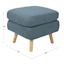 Rockwell Accent Chair & Ottoman Set, Teal