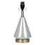 Crosby St. Pearlized Cone Glass Lamp Base, 13.5"