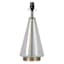 Crosby St. Clear Glass Cone Medium Lamp Base, 18.3"