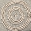 Found & Fable Natural Beaded Throw Pillow, 9x15