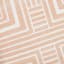 Laila Ali Blush Pink Maze Design Throw Pillow, 18"