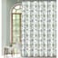 13-Piece Potted Plant Print Shower Curtain Set, 70x72