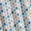 13-Piece Blue Pebble Print Shower Curtain Set, 72"