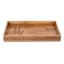 Honeybloom Leaf Etched Wooden Rectangle Tray