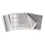 Set of 4 Pantry Black Dual-Sided Dish Cloths, 12"