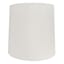Off-White Tapered Drum Small Table Lamp Shade, 10x11x10.5
