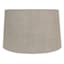 French Grey Oval Medium Table Lamp Shade, 13x14.5x9