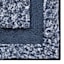 Heathered Hotel Navy Blue Bath Runner, 2x5