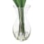 Red Real Feel Tulip Arrangement in Glass Pot, 16"