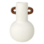 Found & Fable White Vase With Wrapped Handle, 6"
