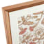 Honeybloom Glass Framed Folk Pattern Print Wall Art, 24x30