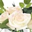 Real Feel Rose Arrangement in Glass Pot, 12"