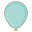 8-Pack Die Cut Birthday Balloon Plates