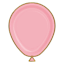 8-Pack Die Cut Birthday Balloon Plates