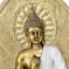 Found & Fable Sitting Buddha Wall Art, 20"