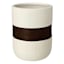 Found & Fable White Ceramic Vase, 5.5"