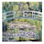 Water Lilies Japanese Bridge Canvas Wall Art, 30"