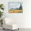 Wheat Field with Cypresses Canvas Wall Art, 40x31
