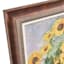 Glass Framed Sunflowers Print Wall Art, 21x26
