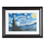 Glass Framed Starry Night Print Wall Art, 28x22