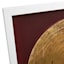 Crosby St. Glass Framed Circle Print Wall Art, 29"