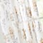 Bellflower Gold Floral Sheer Curtain Panel, 84"
