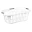 White Laundry Basket, 40l