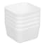 5-Pack Drawer Organizer, White