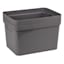 2-Pack Grey Storage Container, 15l