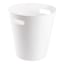 White Round Wastebasket, 5l