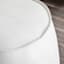 Crosby St. Rowan Cream Faux Leather Round Ottoman