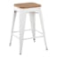 Honeybloom Westfield Counter Stool, White