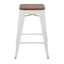Honeybloom Westfield Counter Stool, White